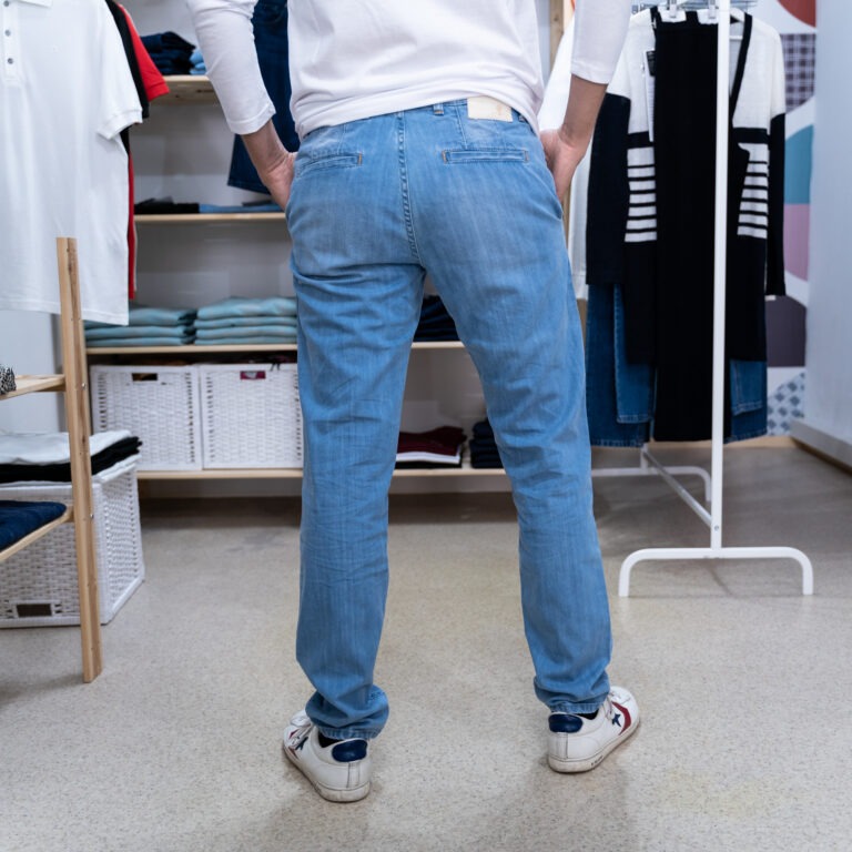 jeans uomo cotono organico