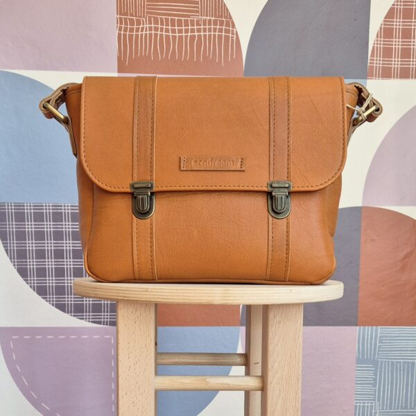 Cartella con tracolla MN upcycled - immagine 4