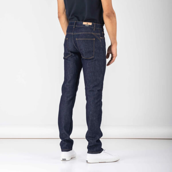 Jeans uomo slim fit cotone biologico Lime - immagine 4