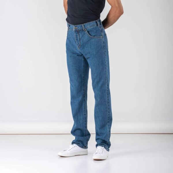 Jeans uomo straight cotone biologico Pine - immagine 5