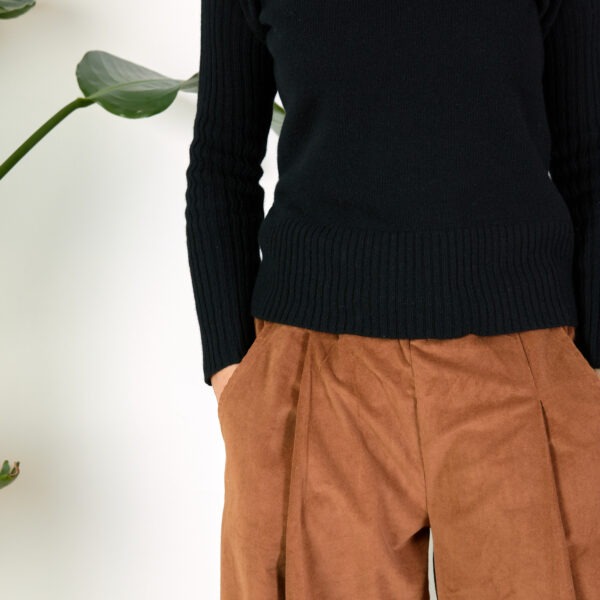 dettaglio maglia donna cashmere