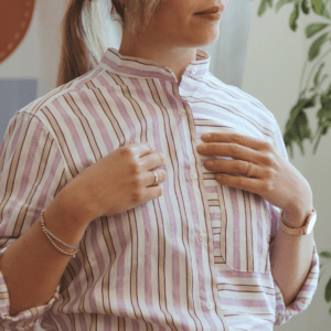 Camicia genderless cotone upcycling