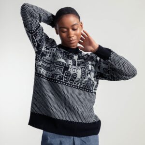 Maglia unisex lana rigenerata Rifugio