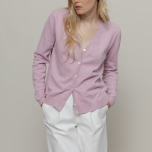 Cardigan donna cotone rigenerato Lucia