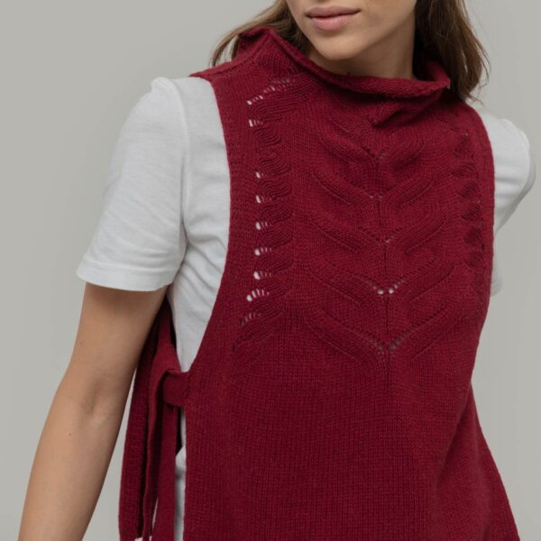 Gilet donna lana rigenerata Rebecca - immagine 10