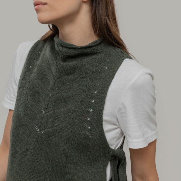 Gilet donna lana rigenerata Rebecca - immagine 8