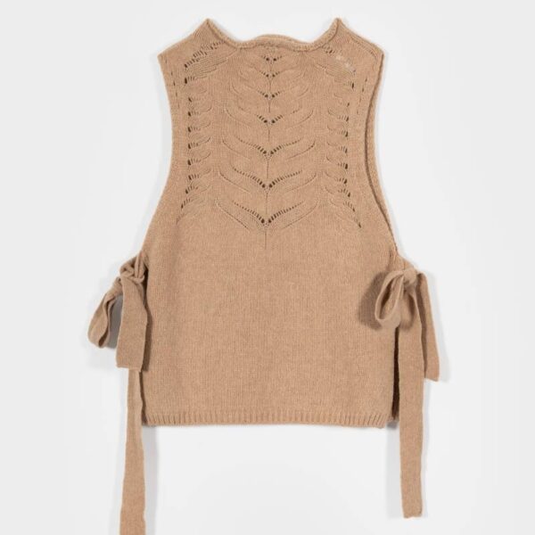Gilet donna lana rigenerata Rebecca - immagine 4