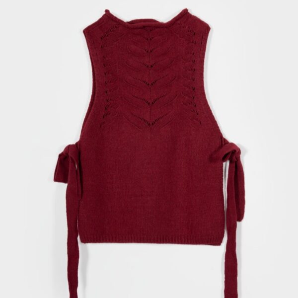 Gilet donna lana rigenerata Rebecca - immagine 9