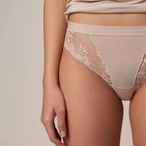 Slip donna pizzo biodegradabile