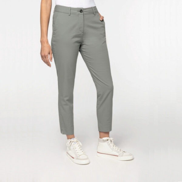 Pantaloni chino donna cotone biologico