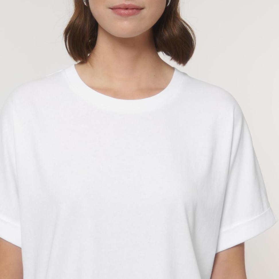 T-shirt over donna cotone biologico - immagine 7