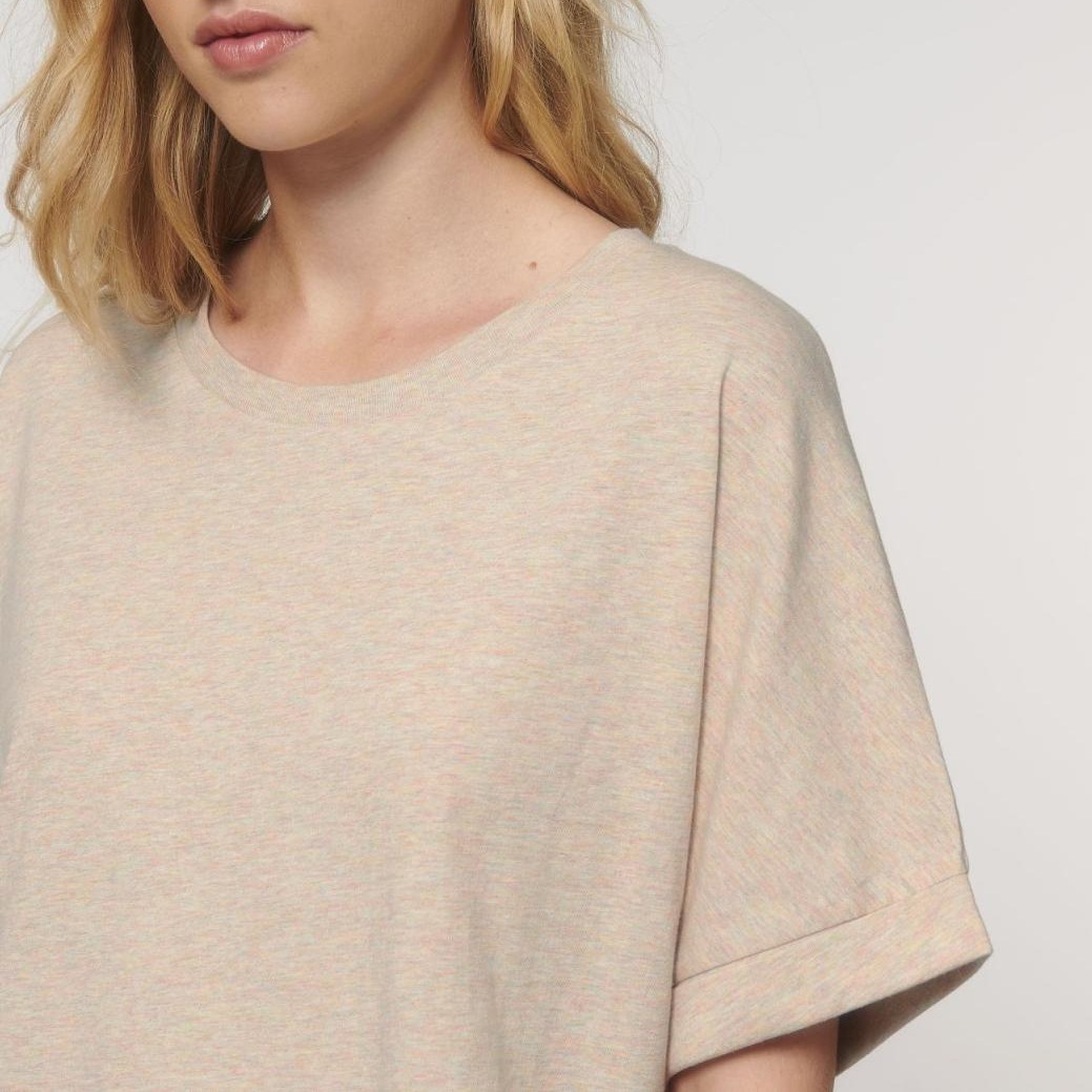 T-shirt over donna cotone biologico - immagine 3