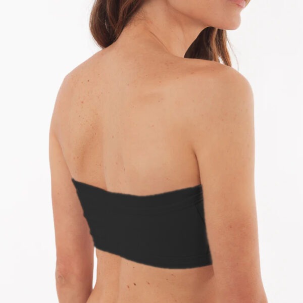 Reggiseno a fascia con imbottitura in tessuto naturale - immagine 2