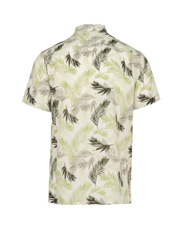 Camicia uomo floreale lino e cotone biologico - immagine 5