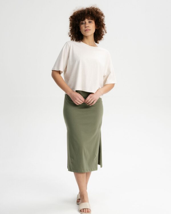 Gonna longuette cotone biologico - immagine 4