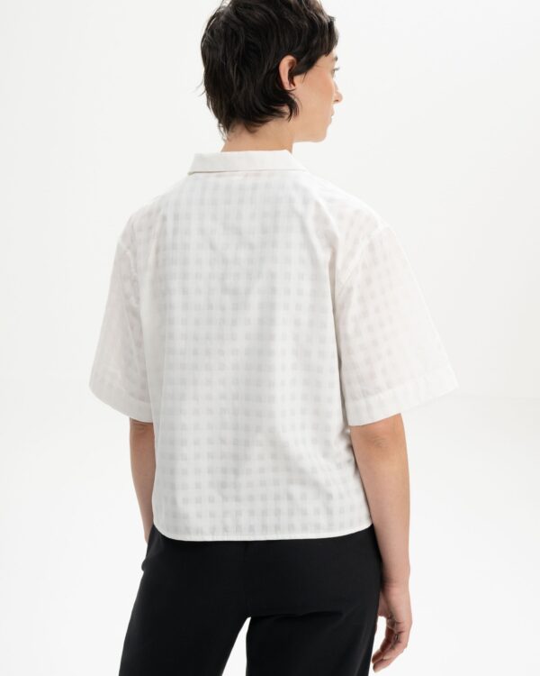 Camicia maniche corte donna cotone biologico - immagine 4