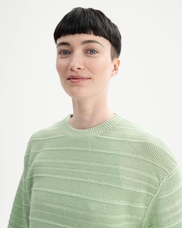 T-shirt donna knitwear cotone biologico - immagine 3