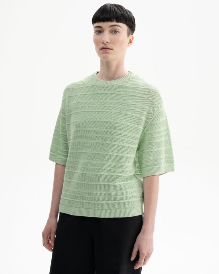t-shirt donna traforata cotone biologico