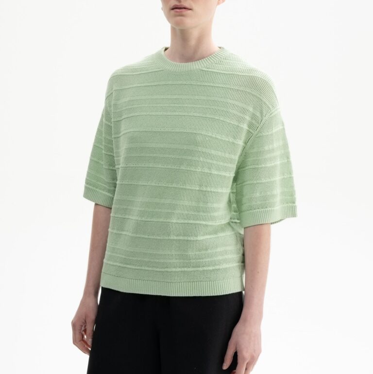 t-shirt donna traforata cotone biologico