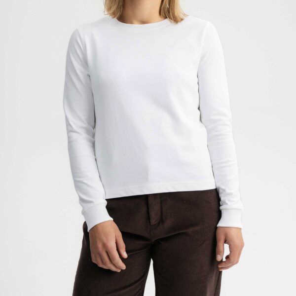 Maglia donna maniche lunghe cotone biologico - immagine 6