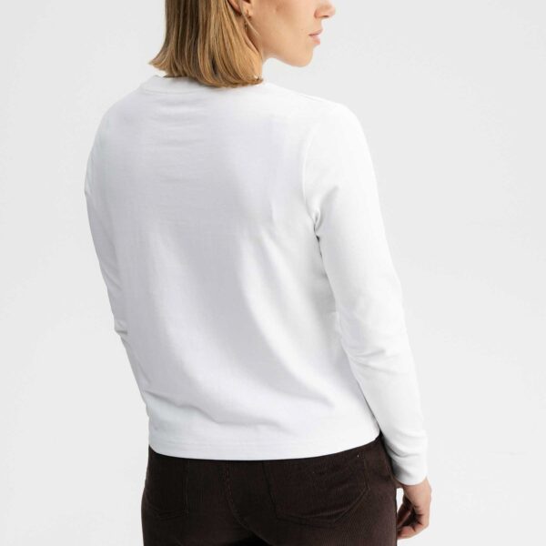 Maglia donna maniche lunghe cotone biologico - immagine 8