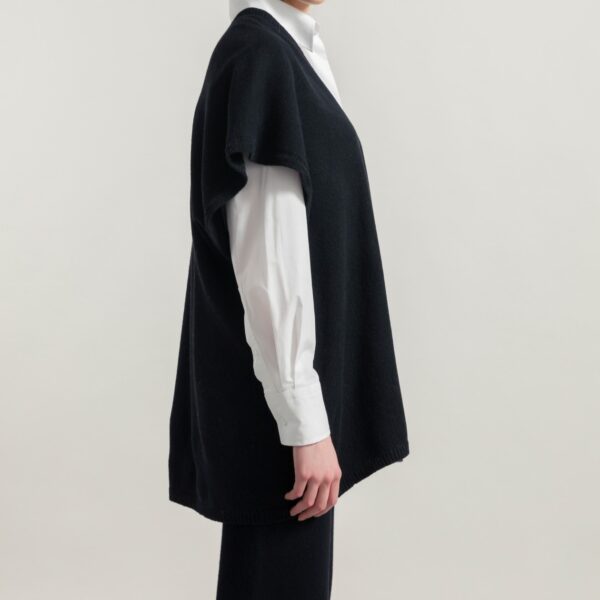 Cardigan donna cashmere rigenerato Edi - immagine 2