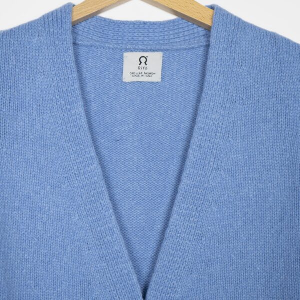 Gilet unisex smanicato cashmere rigenerato Eugenio - immagine 4