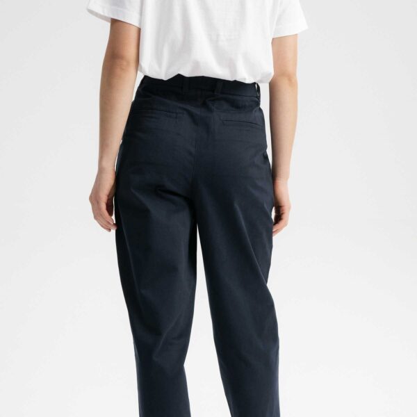Pantaloni donna vita alta cotone biologico - immagine 6
