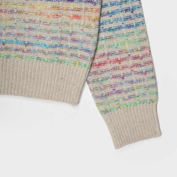 Maglione lupetto donna lana rigenerata Morgana - immagine 5