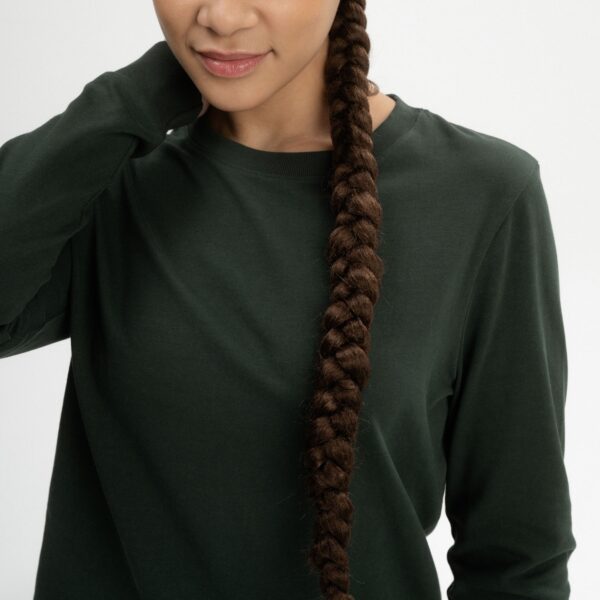 Maglia donna maniche lunghe cotone biologico - immagine 3