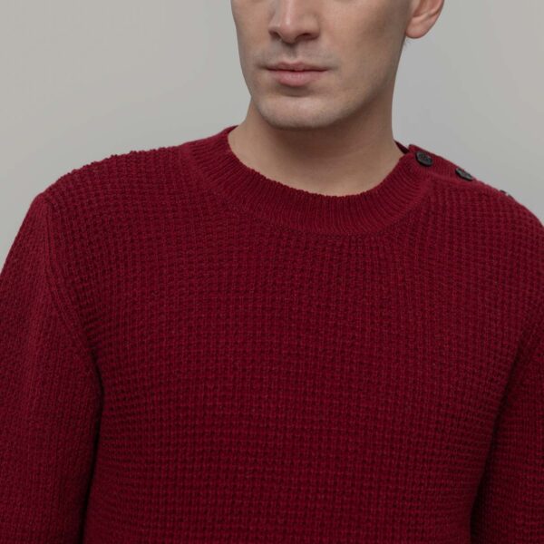 Maglione uomo lana rigenerata Gioele - immagine 2
